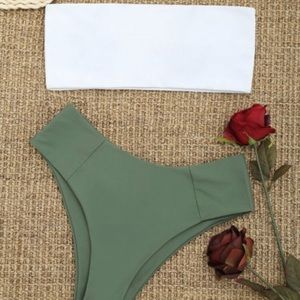 High waisted bikini set